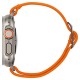 Curea pentru Apple Watch 1/2/3/4/5/6/7/8/9/SE/SE 2/Ultra/Ultra 2 (42/44/45/49mm) - Spigen Fit Lite Ultra - Orange (Ingredi, AMP05986) by www.silkase.ro
