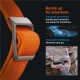 Curea pentru Apple Watch 1/2/3/4/5/6/7/8/9/SE/SE 2/Ultra/Ultra 2 (42/44/45/49mm) - Spigen Fit Lite Ultra - Orange (Ingredi, AMP05986) by www.silkase.ro