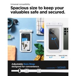 Set 2 Huse waterproof universale Spigen A601 White Set 2 Huse waterproof universale Spigen A601 White