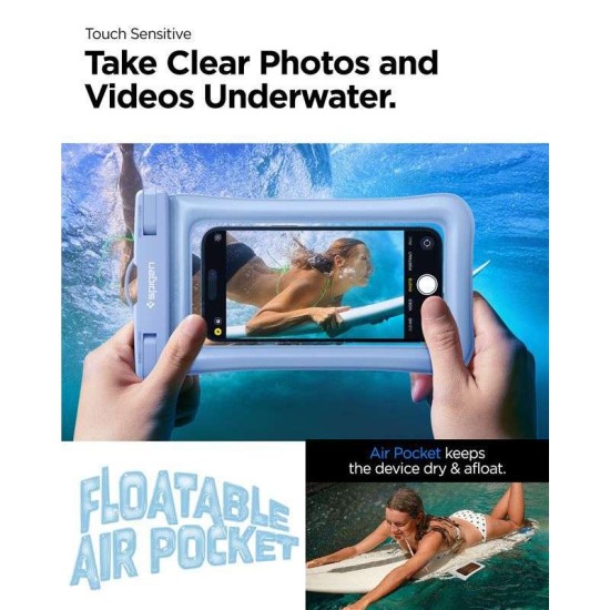 Set 2 huse waterproof universale Spigen A610 Aqua Blue (Spigen, Accesorii telefoane) by www.silkase.ro Set 2 huse waterproof universale Spigen A610 Aqua Blue (Huse Waterproof și Subacvatice, ACS06016) by www.silkase.ro