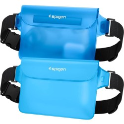 Set 2 borsete waterproof universale Spigen A620 Blue