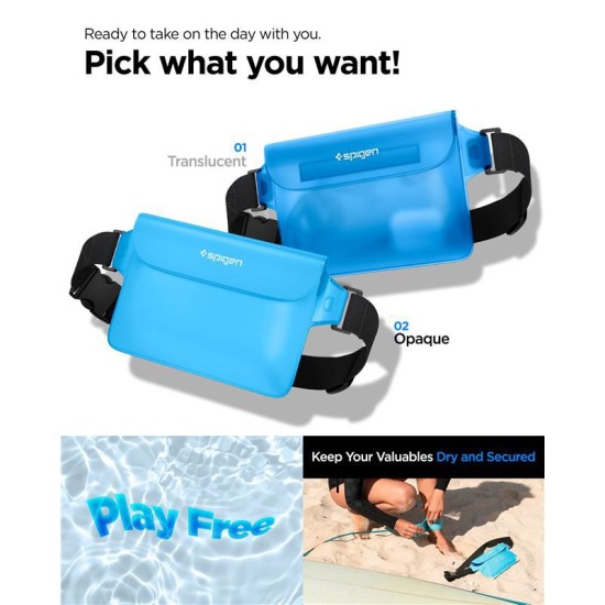 Set 2 borsete waterproof universale Spigen A620 Blue (Spigen, Accesorii telefoane) by www.silkase.ro Set 2 borsete waterproof universale Spigen A620 Blue (Genți și Borsete Telefon, AMP06020) by www.silkase.ro