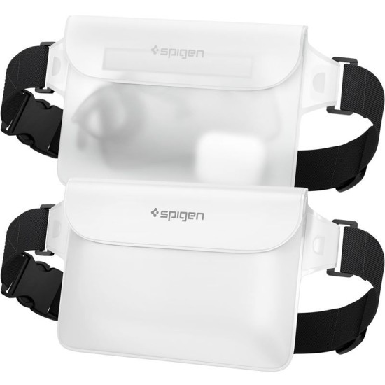 Set 2 borsete waterproof universale Spigen A620 White (Spigen, Accesorii telefoane) by www.silkase.ro Set 2 borsete waterproof universale Spigen A620 White (Genți și Borsete Telefon, AMP06022) by www.silkase.ro
