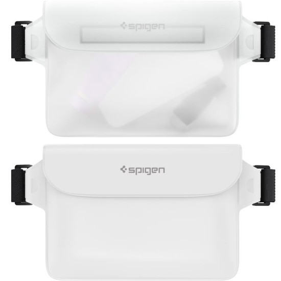 Set 2 borsete waterproof universale Spigen A620 White (Spigen, Accesorii telefoane) by www.silkase.ro Set 2 borsete waterproof universale Spigen A620 White (Genți și Borsete Telefon, AMP06022) by www.silkase.ro