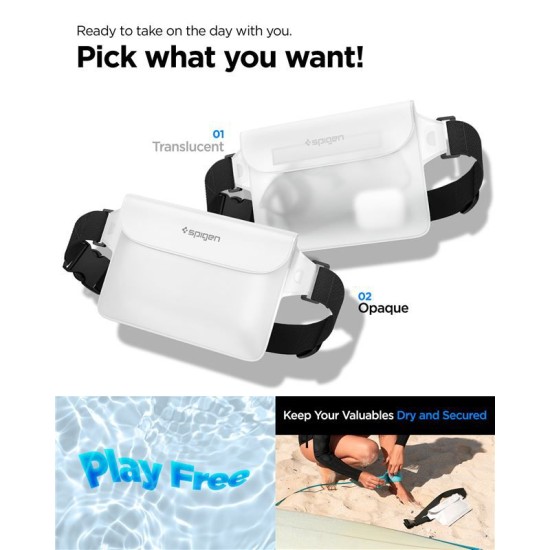 Set 2 borsete waterproof universale Spigen A620 White (Spigen, Accesorii telefoane) by www.silkase.ro Set 2 borsete waterproof universale Spigen A620 White (Genți și Borsete Telefon, AMP06022) by www.silkase.ro