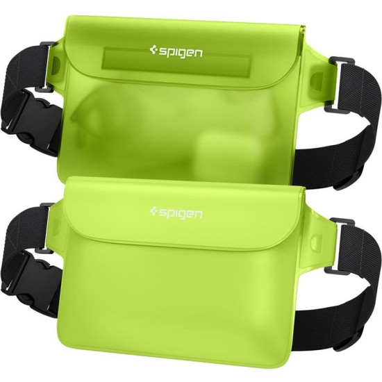 Set 2 borsete waterproof universale Spigen A620 Green (Spigen, Accesorii telefoane) by www.silkase.ro Set 2 borsete waterproof universale Spigen A620 Green (Genți și Borsete Telefon, AMP06023) by www.silkase.ro