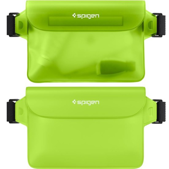 Set 2 borsete waterproof universale Spigen A620 Green (Spigen, Accesorii telefoane) by www.silkase.ro Set 2 borsete waterproof universale Spigen A620 Green (Genți și Borsete Telefon, AMP06023) by www.silkase.ro