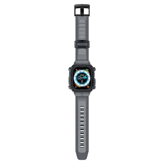 Husa cu curea Spigen pentru Apple Watch Ultra 2/1 49mm, Gri (Ingredi, ACS06028) by www.silkase.ro