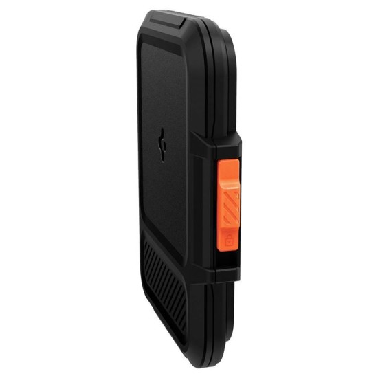 Portofel magnetic tip MagSaf, Spigen, Lock Fit, Policarbonat, Negru (Spigen, Accesorii telefoane) by www.silkase.ro Portofel magnetic tip MagSaf, Spigen, Lock Fit, Policarbonat, Negru (Portofele și Suporturi Card, AFA06031) by www.silkase.ro