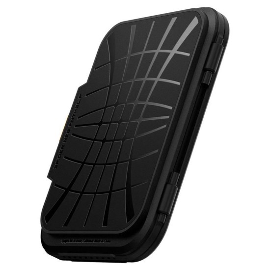 Portofel magnetic tip MagSaf, Spigen, Lock Fit, Policarbonat, Negru (Spigen, Accesorii telefoane) by www.silkase.ro Portofel magnetic tip MagSaf, Spigen, Lock Fit, Policarbonat, Negru (Portofele și Suporturi Card, AFA06031) by www.silkase.ro