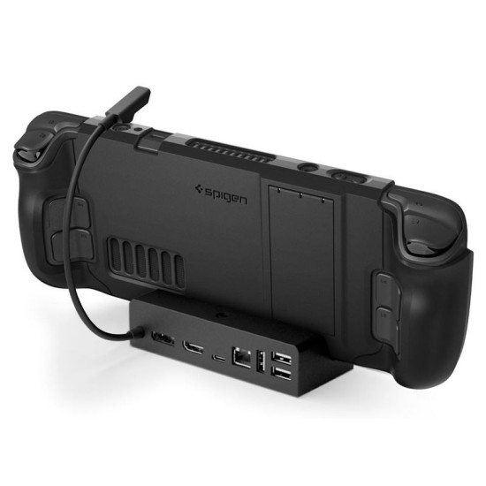 Husa subtire Spigen Thin Fit cu stand pentru Steam Deck, neagra (Spigen, Ingredi) by www.silkase.ro Husa subtire Spigen Thin Fit cu stand pentru Steam Deck, neagra (Diverse accesorii, ACS06040) by www.silkase.ro