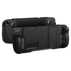 Husa subtire Spigen Thin Fit cu stand pentru Steam Deck, neagra Husa subtire Spigen Thin Fit cu stand pentru Steam Deck, neagra