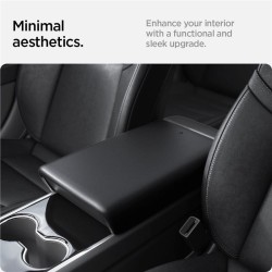 Perna pentru cotiera Spigen pentru Tesla Model Y/3, neagra Perna pentru cotiera Spigen pentru Tesla Model Y/3, neagra