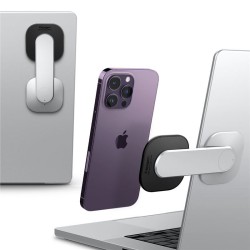 Suport pentru monitor telefon Spigen OneTap S312, Negru/Argintiu