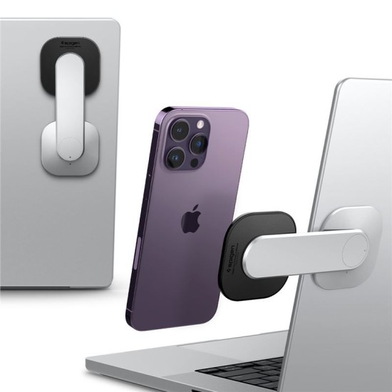 Suport pentru monitor telefon Spigen OneTap S312, Negru/Argintiu (Spigen, Accesorii telefoane) by www.silkase.ro Suport pentru monitor telefon Spigen OneTap S312, Negru/Argintiu (Suporturi Auto și Birou, AMP06049) by www.silkase.ro