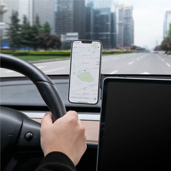 Suport auto universal pentru telefon Spigen OneTap Pro pentru Tesla Model 3 / Y / X (2021-) / S (2021-) pentru iPhone MagSafe, negru (Spigen, Suport auto) by www.silkase.ro Suport auto universal pentru telefon Spigen OneTap Pro pentru Tesla Model 3 / Y / X (2021-) / S (2021-) pentru iPhone MagSafe, negru (Suport auto, ACP06071) by www.silkase.ro