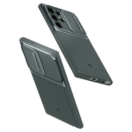 Husa Spigen Optik Armor pentru Samsung Galaxy S23 Ultra Verde inchis (Spigen, S23 Ultra) by www.silkase.ro Husa Spigen Optik Armor pentru Samsung Galaxy S23 Ultra Verde inchis (S23 Ultra, ACS06081) by www.silkase.ro
