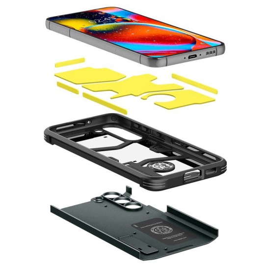 Husa Spigen Tough Armor compatibila cu Samsung Galaxy S23 Plus Green (Spigen, S23 Plus) by www.silkase.ro Husa Spigen Tough Armor compatibila cu Samsung Galaxy S23 Plus Green (S23 Plus, ACS06082) by www.silkase.ro
