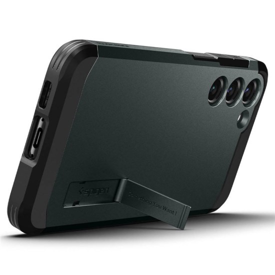 Husa Spigen Tough Armor compatibila cu Samsung Galaxy S23 Plus Green (Spigen, S23 Plus) by www.silkase.ro Husa Spigen Tough Armor compatibila cu Samsung Galaxy S23 Plus Green (S23 Plus, ACS06082) by www.silkase.ro