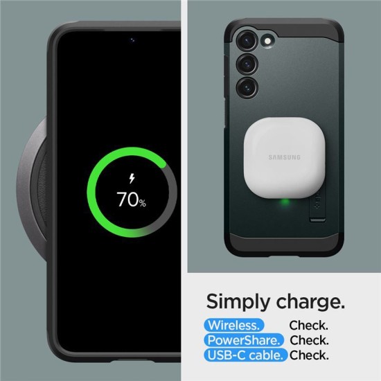 Husa Spigen Tough Armor compatibila cu Samsung Galaxy S23 Plus Green (Spigen, S23 Plus) by www.silkase.ro Husa Spigen Tough Armor compatibila cu Samsung Galaxy S23 Plus Green (S23 Plus, ACS06082) by www.silkase.ro