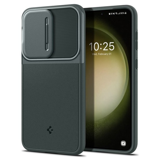 Husa telefon, Spigen, Pentru Samsung Galaxy S23, 210221, Optik Armor, Abyss green, Plastic (Spigen, S23) by www.silkase.ro Husa telefon, Spigen, Pentru Samsung Galaxy S23, 210221, Optik Armor, Abyss green, Plastic (S23, ACS06088) by www.silkase.ro