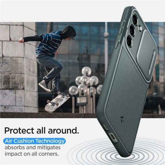 Husa telefon, Spigen, Pentru Samsung Galaxy S23, 210221, Optik Armor, Abyss green, Plastic (Spigen, S23) by www.silkase.ro Husa telefon, Spigen, Pentru Samsung Galaxy S23, 210221, Optik Armor, Abyss green, Plastic (S23, ACS06088) by www.silkase.ro