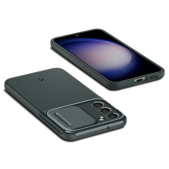 Husa telefon, Spigen, Pentru Samsung Galaxy S23, 210221, Optik Armor, Abyss green, Plastic (Spigen, S23) by www.silkase.ro Husa telefon, Spigen, Pentru Samsung Galaxy S23, 210221, Optik Armor, Abyss green, Plastic (S23, ACS06088) by www.silkase.ro