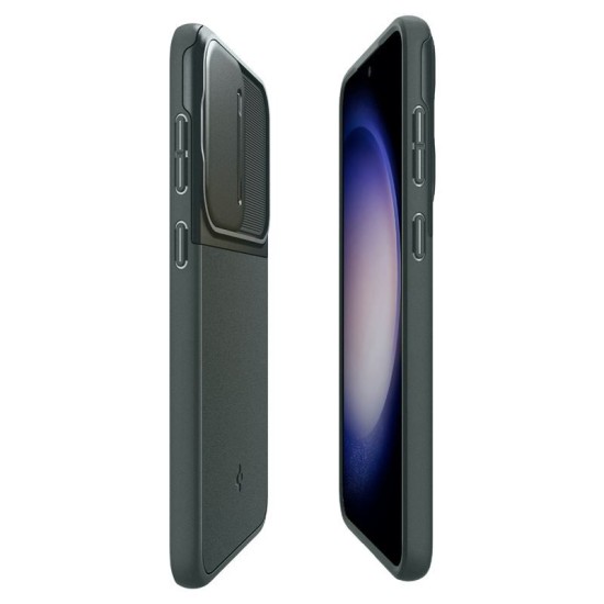 Husa telefon, Spigen, Pentru Samsung Galaxy S23, 210221, Optik Armor, Abyss green, Plastic (Spigen, S23) by www.silkase.ro Husa telefon, Spigen, Pentru Samsung Galaxy S23, 210221, Optik Armor, Abyss green, Plastic (S23, ACS06088) by www.silkase.ro