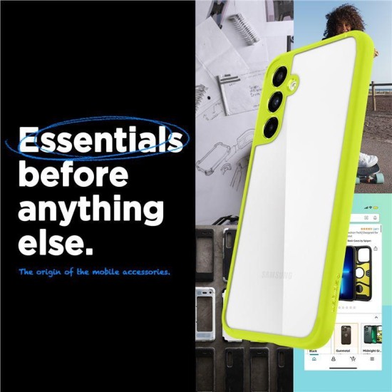 Husa Spigen Ultra Hybrid compatibila cu Samsung Galaxy A54 5G Lime (Spigen, A54) by www.silkase.ro Husa Spigen Ultra Hybrid compatibila cu Samsung Galaxy A54 5G Lime (A54, ACS06099) by www.silkase.ro