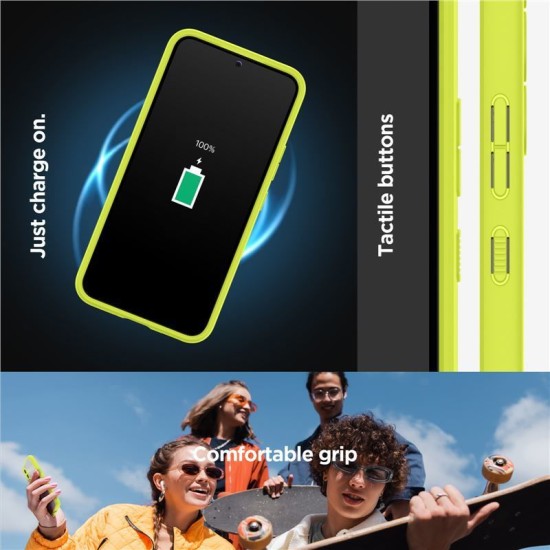 Husa Spigen Ultra Hybrid compatibila cu Samsung Galaxy A54 5G Lime (Spigen, A54) by www.silkase.ro Husa Spigen Ultra Hybrid compatibila cu Samsung Galaxy A54 5G Lime (A54, ACS06099) by www.silkase.ro