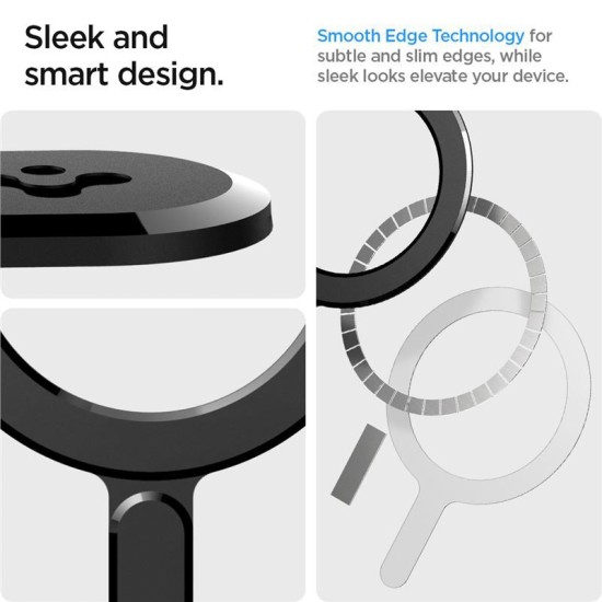 Adaptor Spigen OneTap Ring Magnetic compatibil cu functia MagSafe Black (Spigen, Incarcatoare) by www.silkase.ro Adaptor Spigen OneTap Ring Magnetic compatibil cu functia MagSafe Black (Incarcatoare, ACP06106) by www.silkase.ro