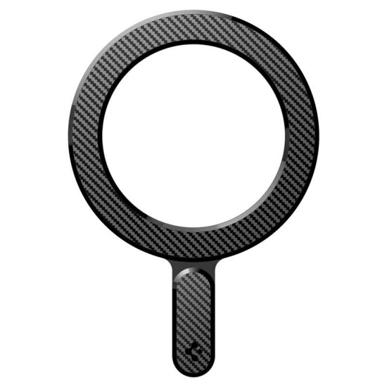Adaptor Spigen OneTap Ring Magnetic compatibil cu functia MagSafe Carbon (Spigen, Incarcatoare) by www.silkase.ro Adaptor Spigen OneTap Ring Magnetic compatibil cu functia MagSafe Carbon (Incarcatoare, ACP06107) by www.silkase.ro