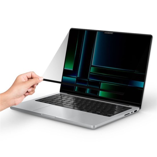 Filtru de confidentialitate Spigen SafeView pentru MacBook Pro 16 (2021-2024) (Ingredi, AFL06157) by www.silkase.ro