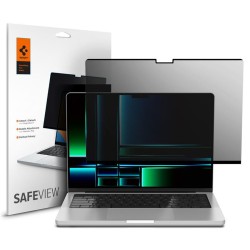 Filtru de confidentialitate Spigen SafeView pentru MacBook Pro 14 (2021-2024)