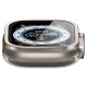 Folie sticla transparenta Spigen GLAStR Slim Pro compatibila cu Apple Watch Ultra 49mm Titanium (Ingredi, AGL06161) by www.silkase.ro