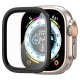 Folie sticla transparenta Spigen GLAStR Slim Pro compatibila cu Apple Watch Ultra 49mm Black (Ingredi, AGL06163) by www.silkase.ro