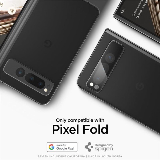 Set 2 folii protectie camera pentru Google Pixel Fold, Spigen, Sticla securizata, Transparent (Spigen, Ingredi) by www.silkase.ro Set 2 folii protectie camera pentru Google Pixel Fold, Spigen, Sticla securizata, Transparent (Ingredi, AGL06207) by www.silkase.ro