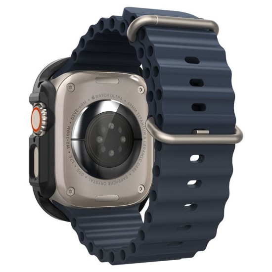 Husa Spigen Lock Fit compatibila cu Apple Watch Ultra/Ultra 2 49mm Black (Spigen, Ingredi) by www.silkase.ro Husa Spigen Lock Fit compatibila cu Apple Watch Ultra/Ultra 2 49mm Black (Ingredi, ACS06208) by www.silkase.ro