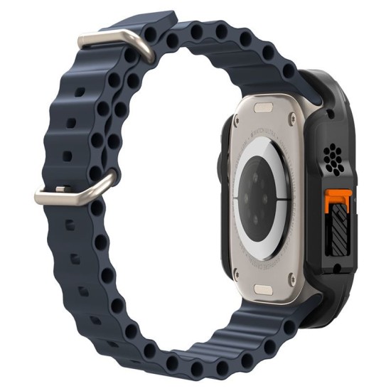 Husa Spigen Lock Fit compatibila cu Apple Watch Ultra/Ultra 2 49mm Black (Spigen, Ingredi) by www.silkase.ro Husa Spigen Lock Fit compatibila cu Apple Watch Ultra/Ultra 2 49mm Black (Ingredi, ACS06208) by www.silkase.ro