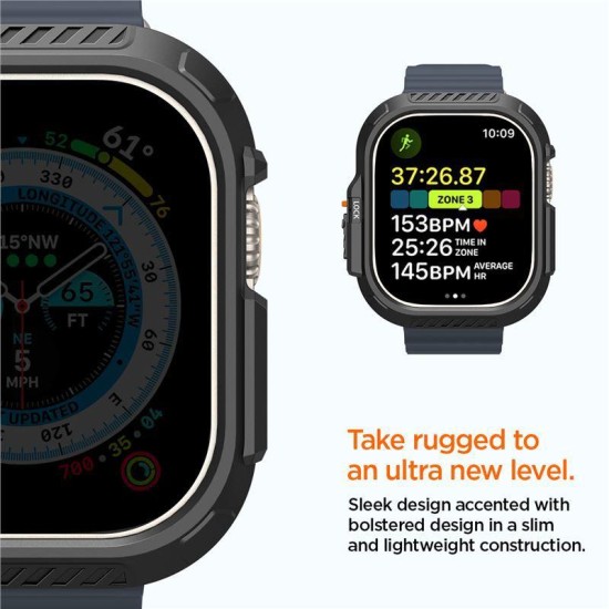 Husa Spigen Lock Fit compatibila cu Apple Watch Ultra/Ultra 2 49mm Black (Spigen, Ingredi) by www.silkase.ro Husa Spigen Lock Fit compatibila cu Apple Watch Ultra/Ultra 2 49mm Black (Ingredi, ACS06208) by www.silkase.ro