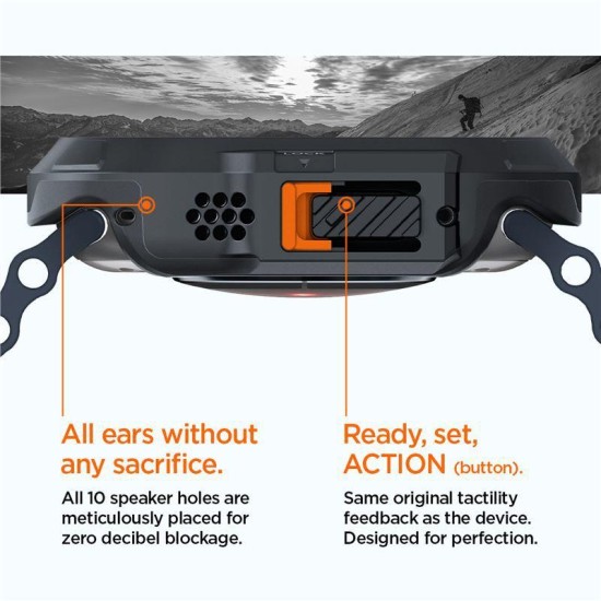 Husa Spigen Lock Fit compatibila cu Apple Watch Ultra/Ultra 2 49mm Black (Spigen, Ingredi) by www.silkase.ro Husa Spigen Lock Fit compatibila cu Apple Watch Ultra/Ultra 2 49mm Black (Ingredi, ACS06208) by www.silkase.ro