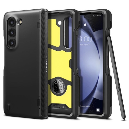 Husa Spigen Slim Armor Pro Pen compatibila cu Samsung Galaxy Z Fold 5 Black (Z Fold5, ACS06213) by www.silkase.ro
