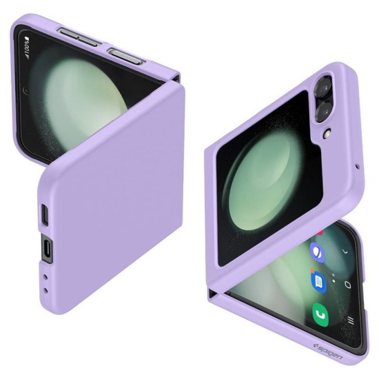 Husa Spigen Airskin pentru Samsung Galaxy Z Flip 5 Mov (Spigen, Z Flip5) by www.silkase.ro Husa Spigen Airskin pentru Samsung Galaxy Z Flip 5 Mov (Z Flip5, ACS06232) by www.silkase.ro