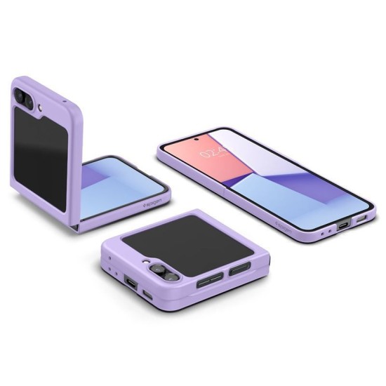 Husa Spigen Airskin pentru Samsung Galaxy Z Flip 5 Mov (Spigen, Z Flip5) by www.silkase.ro Husa Spigen Airskin pentru Samsung Galaxy Z Flip 5 Mov (Z Flip5, ACS06232) by www.silkase.ro