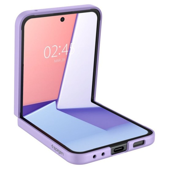 Husa Spigen Airskin pentru Samsung Galaxy Z Flip 5 Mov (Spigen, Z Flip5) by www.silkase.ro Husa Spigen Airskin pentru Samsung Galaxy Z Flip 5 Mov (Z Flip5, ACS06232) by www.silkase.ro