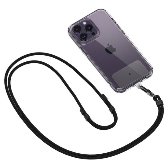 Set 2 snururi pentru carcase Spigen Crossbody Wrist, Ajustabil, Negru (Spigen, Accesorii telefoane) by www.silkase.ro Set 2 snururi pentru carcase Spigen Crossbody Wrist, Ajustabil, Negru (Șnururi și Curele Telefon, AFA06259) by www.silkase.ro