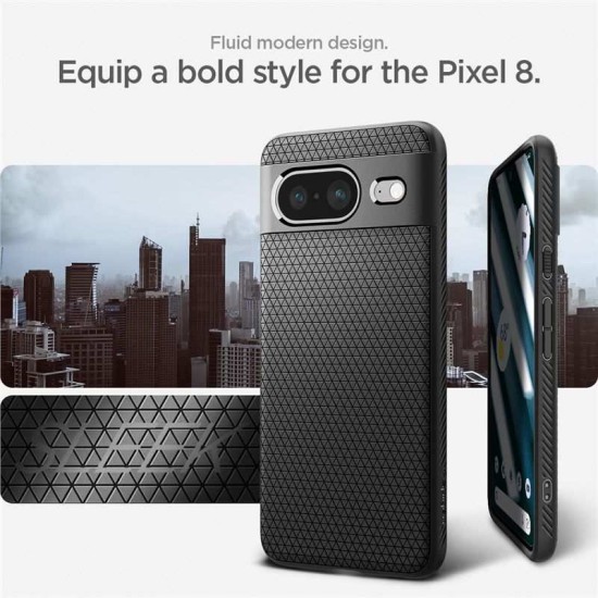 Husa pentru Google Pixel 8 - Spigen Liquid Air - Matte Black (Spigen, Pixel 8) by www.silkase.ro Husa pentru Google Pixel 8 - Spigen Liquid Air - Matte Black (Pixel 8, ACS06274) by www.silkase.ro