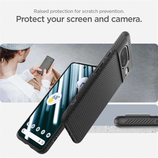 Husa pentru Google Pixel 8 - Spigen Liquid Air - Matte Black (Spigen, Pixel 8) by www.silkase.ro Husa pentru Google Pixel 8 - Spigen Liquid Air - Matte Black (Pixel 8, ACS06274) by www.silkase.ro