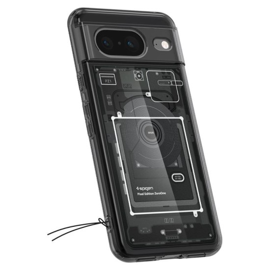 Husa Spigen Ultra Hybrid pentru Google Pixel 8 Negru (Pixel 8, ACS06279) by www.silkase.ro