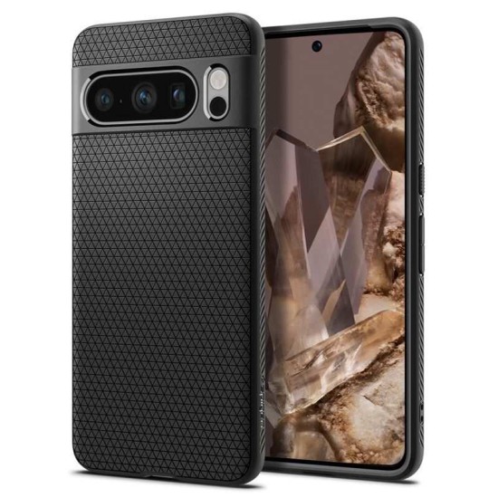 Husa Spigen Liquid Air compatibila cu Google Pixel 8 Pro Matte Black (Spigen, Pixel 8 Pro) by www.silkase.ro Husa Spigen Liquid Air compatibila cu Google Pixel 8 Pro Matte Black (Pixel 8 Pro, ACS06311) by www.silkase.ro